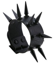 Nietenband Stachelband Schwarz