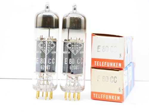 Matched pair e80cc - matched, telefunken