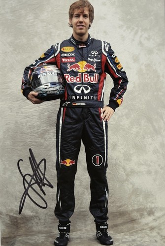 Sebastian vettel signiert - vettel,