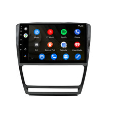 6+128GB Android Radio Carplay Bluetooth Navi DAB+ Für Skoda Octavia 2008-2013