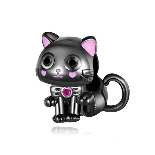 Katze charm kätzchen - charm, schwarz
