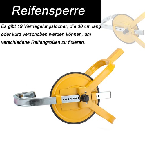 Radkralle wegfahrsperre - radkralle,