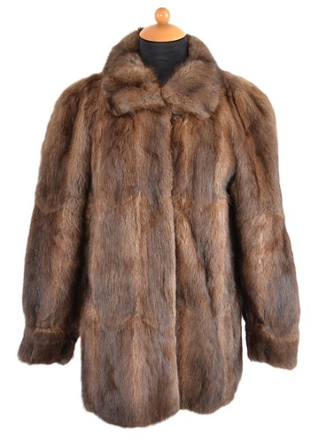 A1887 bisam jacke pelz - a1887,