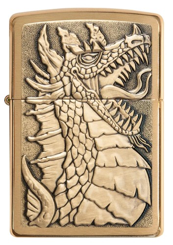 Zippo feuerzeug dragon emblem - feuerzeug,
