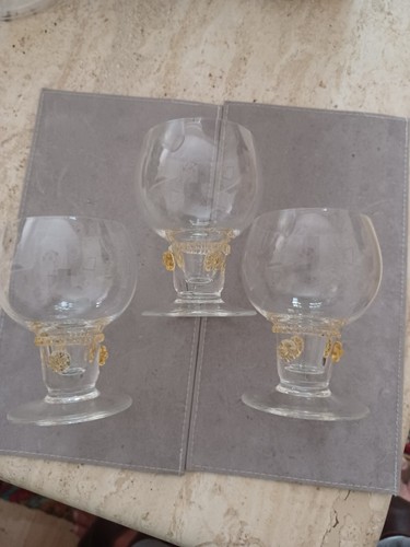 Weingläser gelb glas - gelb,