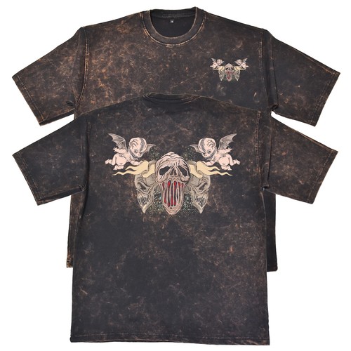 Gothic totenkopf dämon unisex - dämon,