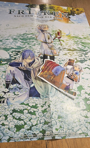 Frieren anime poster - frieren,