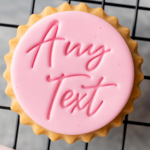 Wunschtext cupcake keksstempel - cupcake,