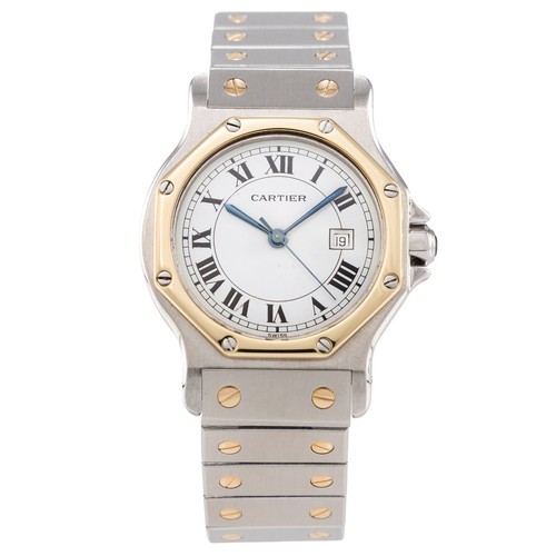 Cartier santos octagon 30 mm - santos,