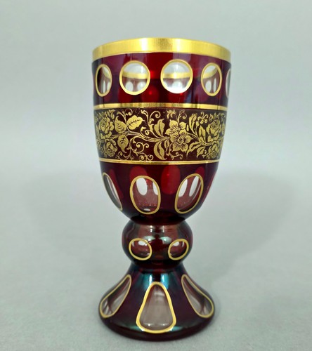 L0713 pokal glas - glas,, böhmen
