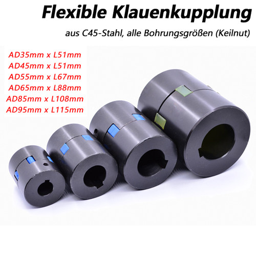 Stahl flexibel klauenkupplung - stahl,