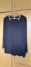 Viskose Bluse Gr.44, Schwarz