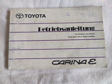 Betriebsanleitung für Toyota Carina E von1993