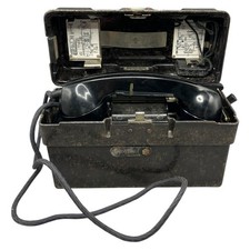 Standard Elektrik Lorenz Bundeswehr Feldtelefon 0683 Abhörsicher Handapparat Rar