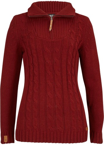 Troyer pullover mit zopfmuster - troyer,