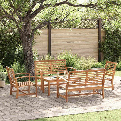 Gartensofa set natur massives - gartensofa-set,