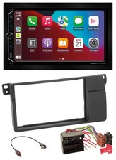 ESX 2DIN DAB USB MP3 Bluetooth Autoradio für BMW 3er E46 Quadlock großem Navi