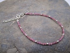 Pink turmalin armband 925 - pink,