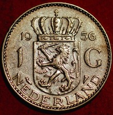 1956 Niederlande 1 Gulden