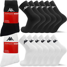 6-24 Paar KAPPA Tennissocken 35-49 Sport Tennis Socken Herren Damen Sportsocken