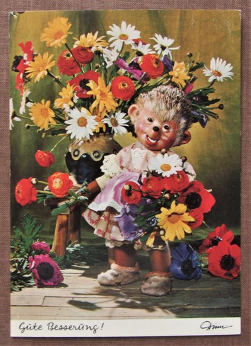 Mecki frau blumen - frau,