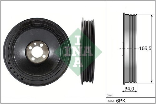 Ina 544 0157 - 10, riemenscheibe