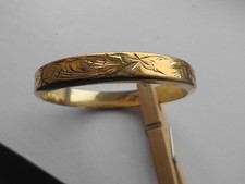 Armreif 835 Silber  vergoldet