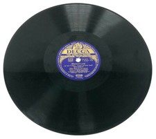 10" Schellackplatte Decca F