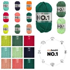 50g MyBoshi No 1, Mützengarn Schnellstrickgarn Strickgarn Häkelgarn Farbwahl NEU