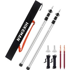 Robuste Teleskopstange für Planen und Zelte – Aluminium, Twist-Lock, 90-230 cm