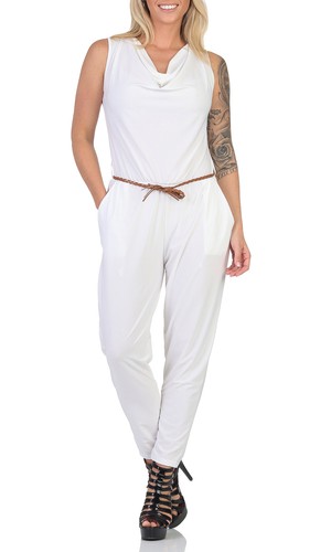 Damen overall jumpsuit bluse - overall,