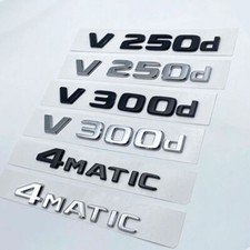 Für Mercedes-Benz V250d V300d 4MATIC Schriftzug Aufkleber Emblem Logo Badge Auto