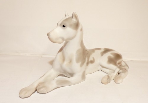 Hund dogge porzellan figur - hund,,