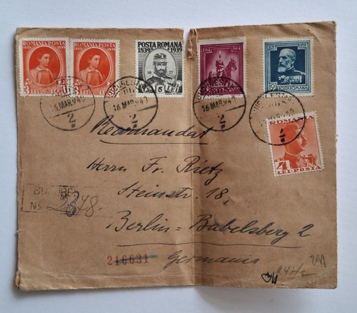 Rümänien einschreiben 1940 - rümänien,
