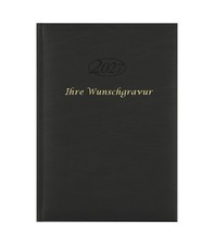 Buchkalender 2027 mit Gravur /