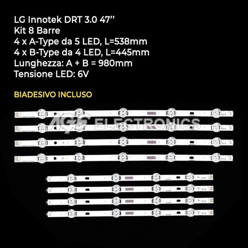 Kit bars strip led fernseher - bars, led-fernseher