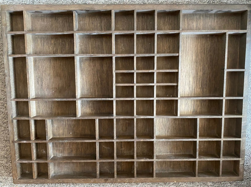 Original setzkasten aus holz - setzkasten,