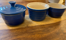 Le Creuset Rechteckige Auflaufform  kirschrot ,ofenrot,blau