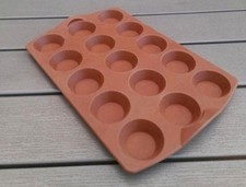 Tupperware Silikonform für 15x mini Muffins Tupper braun - TOP 