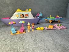 Mini Polly Pocket Fun Cruise 💖 Yacht Schiff 💖 100% Komplett 💕 Bluebird 💕