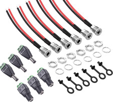 DC Hohlstecker Set: Niedervolt Steckverbinder 5,5 x 2,1 mm Panel M