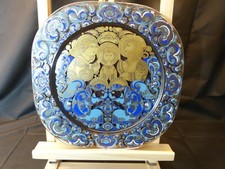 3 Rosenthal Glasteller Sammlerstück, sign. Björn Winnblad, Studio-Linie