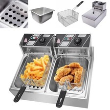 10L/20L Edelstahl Fritteuse
