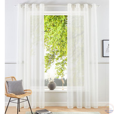 my home XANA Creme Gr. 145 cm x 225 cm Gardine, 2 Stück UVP:39,99€ (4300)