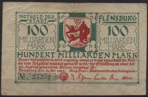 26466 notgeld flensburg - notgeld,