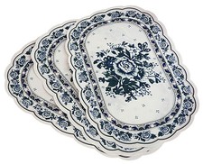 6x Platzdeckchen Rose, abwaschbar, oval, Platzmatte, Tischset, Platzdecke, NEU