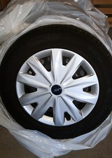 Kompletträder Sommer mit Stahlfelgen, Radzierkappen, Luftdrucksensor, Radmuttern