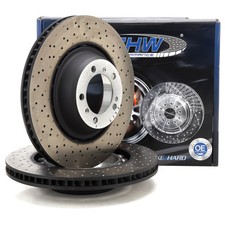 SHW Bremsscheiben Satz Ø 380mm für PORSCHE 992 Carrera GTS / Turbo / GT3 hinten