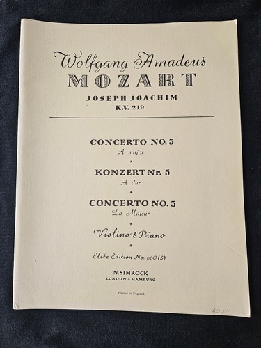 Violine mozart konzert 5 - violine:, no.