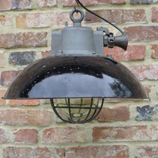 Vintage Emaillelampe
